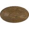 Ekena Millwork Nexus Ceiling Medallion (Fits Canopies up to 2 3/4"), Hand-Painted Rubbed Bronze, 30"OD x 1 1/4"P CM30NERZS - alternate 3